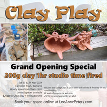 Load image into Gallery viewer, CLAY PLAY - Grand Opening - 23 &amp; 24 Nov