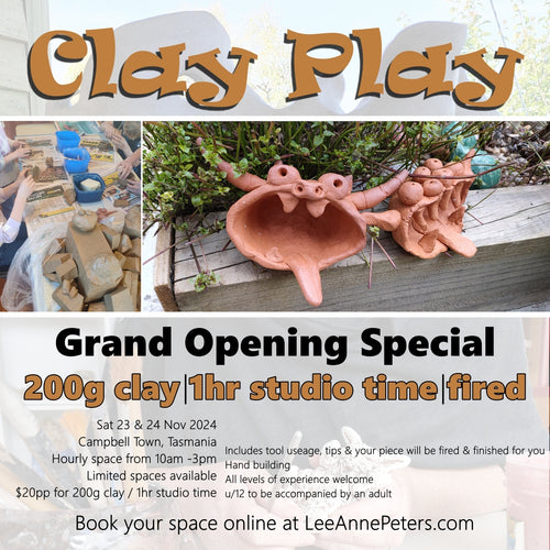 CLAY PLAY - Grand Opening - 23 & 24 Nov