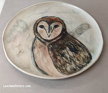 Load image into Gallery viewer, Plate - Owl illustration