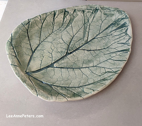 Dish - Leaf impression
