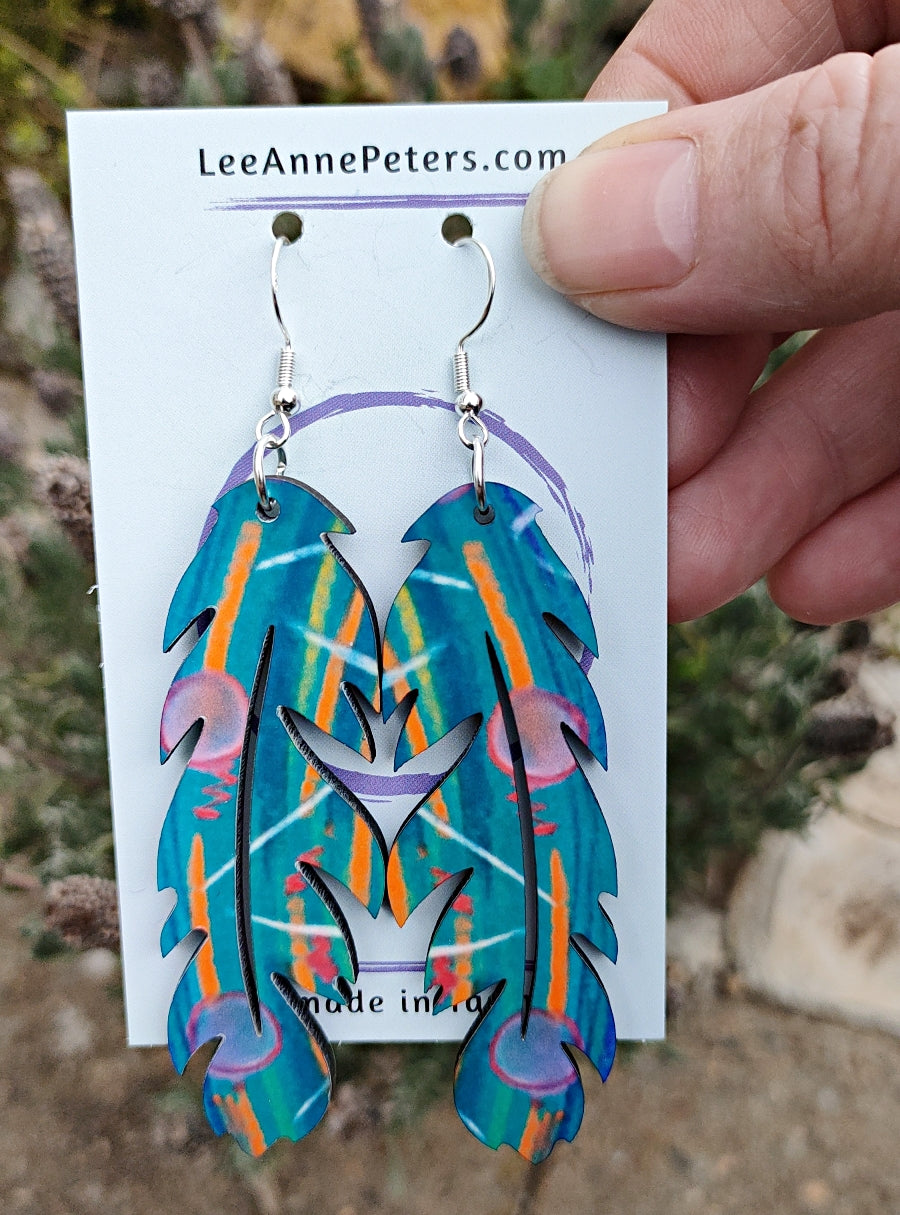 Art Earrings - hook style