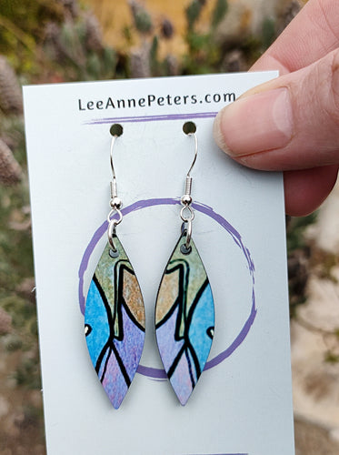 Art Earrings - hook style